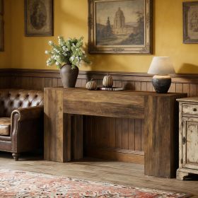 Wooden Console Table, Sturdy Sofa Hallway Table