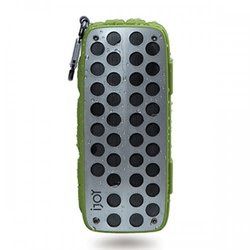 Ijoy Rugged Shell Splashproof Bluetooth Speaker In Green