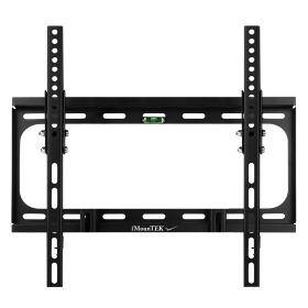 1Pc TV Wall Mount Tilt Dual Arm TV Mount Brackets Maximum VESA 400x400mm For 26-55in TVs (Option: Black)