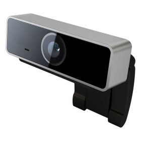 1Pc FHD 1080P Webcam USB PC Computer Webcam Auto Focus With Microphone 60-Degree Widescreen Desktop Laptop Webcam Live Streaming Webcam With Rota (Option: Black)