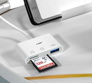 Customized Type C Adapter (Option: White)