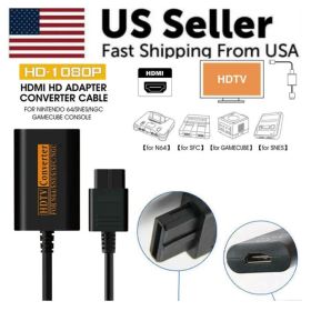 N64 To HDMI Converter Adapter HD Link Cable For Nintendo Gamecube Super NES SNES (Option: HDMI HD Adapter)