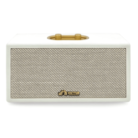 Victor Portable Speaker with Bluetooth (Color: Cream)
